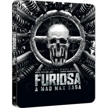 Blu-ray film Furiosa: Sága Šíleného Maxe - 4K UHD Black & Chrome Steelbook (bez CZ)