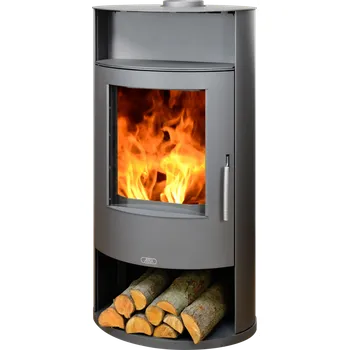 Krbová kamna ABX, spol. s.r.o. ABX Island 7 II Aqua krbová kamna 5-12kW, šedý plech