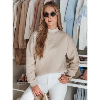 Dámská mikina Dámská mikina DSTREET LOVASON BÉŽOVÁ unisize