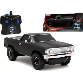 Panenka Jada Auto RYCHLE A ZBĚSILE na Dálkové ovládání Chevrolet 1967 El Camino RC 1:24 2,4 GHz