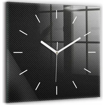 Hodiny Nástěnné hodiny Wallfluent černé 30 cm