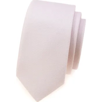 Kravata Avantgard Kravata SLIM LUX pudrová 571-9831