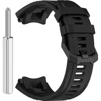 Řemínek na hodinky Silikonový řemínek Ricardo (pro Amazfit T-Rex 3), černý, + příslušenství na výměnu