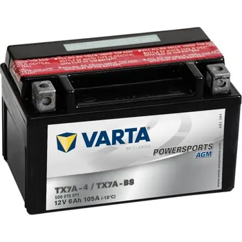 Motobaterie Varta Motobaterie Varta Powersports AGM TX7A-BS 12V 6Ah