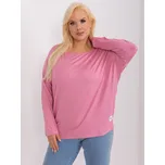 Růžová dámská halenka RV-BZ-3872.18-pink Velikost: ONE SIZE