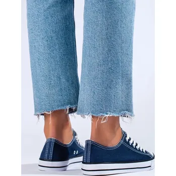 Dámské tenisky Tmavě modré plátěné TENISKY XL03N Velikost: 38