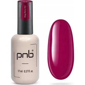 Lak na nehty Stavební gel na nehty PNB UV/LED Strong Iron Gel 032 Deep Berry 17 ml