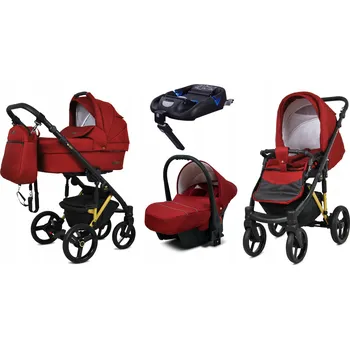 Kočárek Kočárek 4v1 BabyLux UZO ALU – hluboká korba, sportovní sedačka, autosedačka, základna ISOFIX