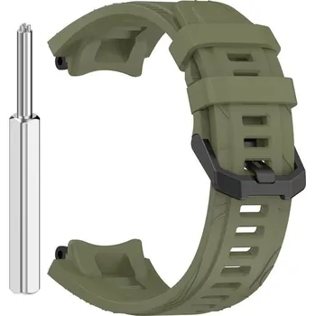 Řemínek na hodinky Silikonový řemínek Ricardo (pro Amazfit T-Rex 3), zelený, + příslušenství na výměnu