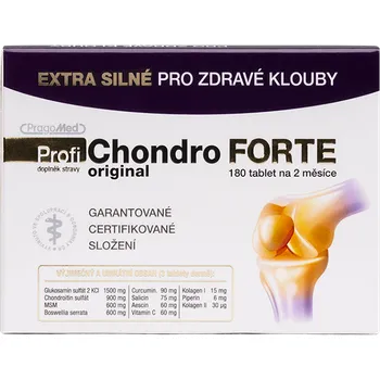 Kloubní výživa PragoMed ProﬁChondro Forte 180 tbl.
