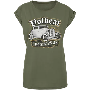 Dámské tričko Tričko z Volbeat - Rock'N'Roll - Ženy - olivová