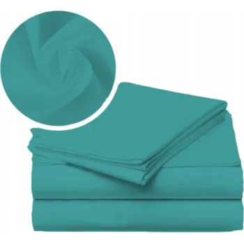 Prostěradlo Prostěradlo 220x200 klasické bez gumy bavlna 100% tyrkysové