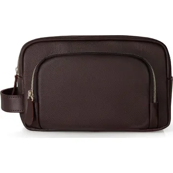 Pánská kosmetická taška SOLIER SW03 SK04 DARK BROWN Velikost: ONE SIZE