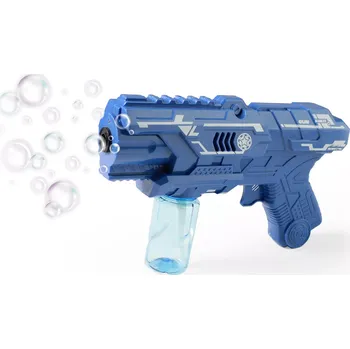 Hračka Elektrická pistole na bubliny se zásobníkem se světlem a zvukem
