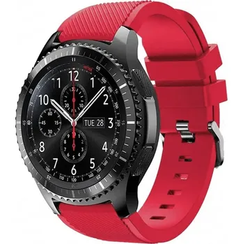 Řemínek na hodinky Enem Silikonový rychloupínací řemínek 20mm - Červený IR-AWGW-0491