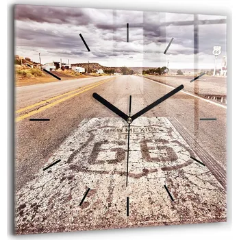 Hodiny Nástěnné hodiny Wallfluent hnědé 60 cm