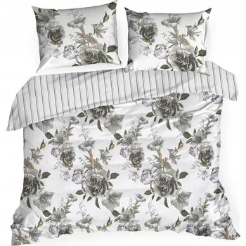 Povlečení Povlečení 160x200 3dílné bavlněný satén měkké oboustranné SPRING