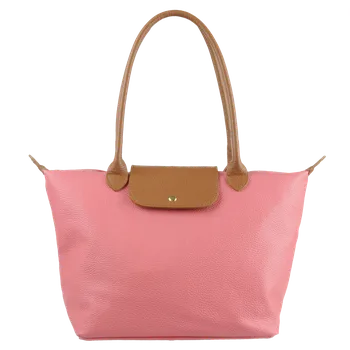 Kabelka NovaKabelka.cz Kožená italská kabelka Ludovica Bubble Gum