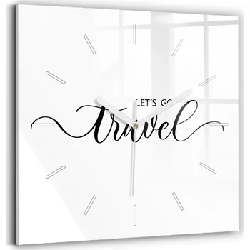 Hodiny Nástěnné hodiny Wallfluent bílé 30 cm