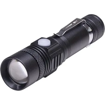 Svítilna Solight LED nabíjecí svítilna s cyklo držákem, 400lm, zoom, Li-Ion