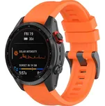 Jednobarevný QuickFit řemínek pro Garmin 22mm - Oranžový GRM-GS04-02
