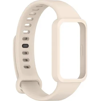 Řemínek na hodinky Silikonový řemínek Ricardo (pro Xiaomi Mi Band 9 Active), béžový