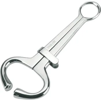 Mulcové kleště HARMS pro skot nerezové 19 cm