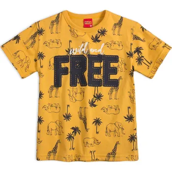 Chlapecké tričko KYLY WILD žluté Velikost: 104