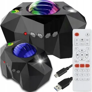 Noční světlo Projektorová lampička RETOO černá