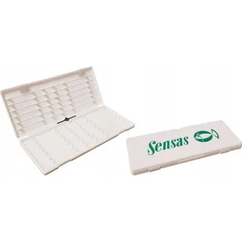 Pouzdro na rybářské vybavení Krabička Sensas KRABIČKA NA NÁVAZCE COMPETITION bílá