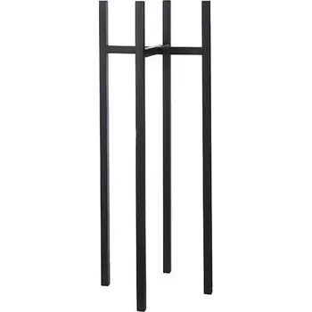 Květináč Kovový stojan na květináč Mica ASCOT, rozměr 37.5 x 95 cm, černý