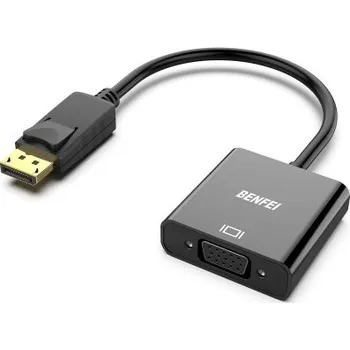 Video kabel BENFEI DisplayPort na VGA adaptér (černý)