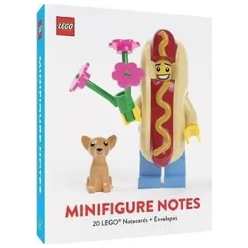 Cizojazyčná kniha LEGO: Minifigure Notes / 20 Notecards and Envelopes