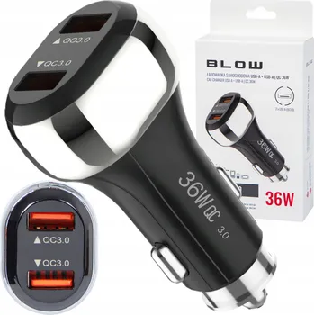USB automobilová nabíječka Blow 6000 mA