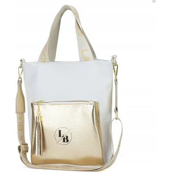 Kabelka kabelka přes rameno Laura Biaggi , bílá eko kůže