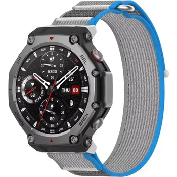 Ostatní příslušenství k chytrým hodinkám eses Nylonový řemínek pro Amazfit T-Rex 3 - Modro šedý