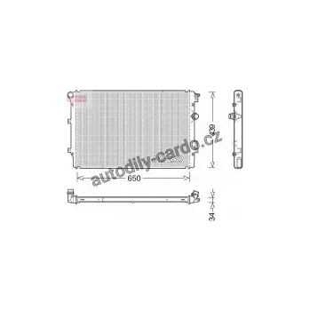 Chladič motoru Chladič motoru DENSO (DE DRM10093)