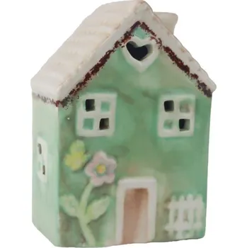 Vánoční dekorace Dekorace domeček s LED osvětlením X6658