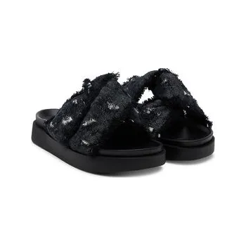 Dámská obuv Nazouváky Inuikii Soft Crossed Jeans 70104-143 Černá 37