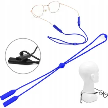 Příslušenství pro čtečku elektronické knihy Silikonový pásek Gumička k brýlím šňůrka s regulací - Tmavě modrá