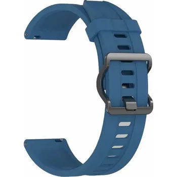 Řemínek na hodinky Silikonový řemínek Ricardo 22mm (pro Xiaomi), modrý, Quick Release