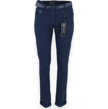 Kalhoty dámské Abgs 4283 barva: zelená, velikost: 42