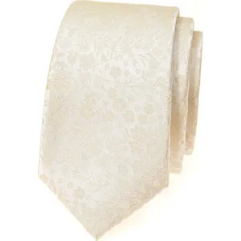 Kravata Avantgard Kravata SLIM LUX smetanová 571-22201