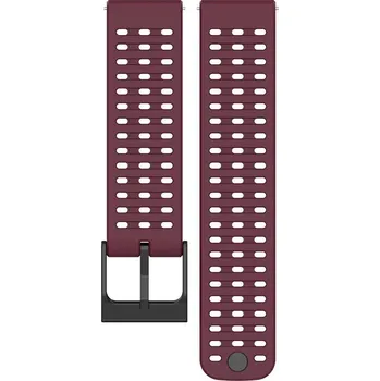 Řemínek na hodinky Silikonový řemínek Ricardo 22mm (pro Suunto 9 Peak, Race, Vertical), červený V1, Quick Release