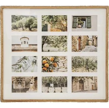 Rám na obraz Atmosphera Fotorámeček Milea 12 fotek, dřevěný