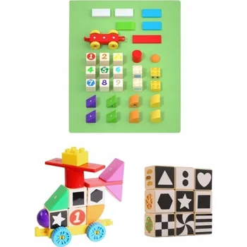 ostatní stavebnice Stavebnice Alilo (30 dílků – MATEMATIKA)