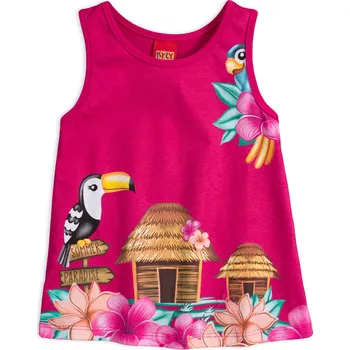 Dívčí tričko Dívčí tričko KYLY PARADISE růžové Velikost: 92