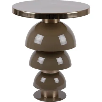 Konferenční stolek Kovový kulatý odkládací stolek ø 46 cm Tess – Leitmotiv ID_1569944