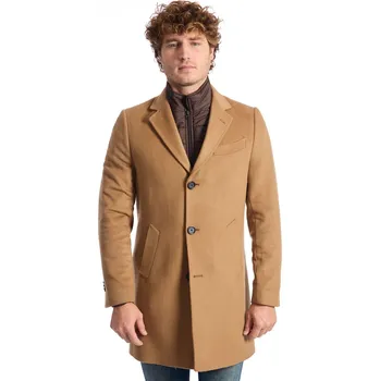 Pánský zimní kabát Pánský kabát ANTOINE Baldinini Trend Barva: Hnědá, Velikost: 50