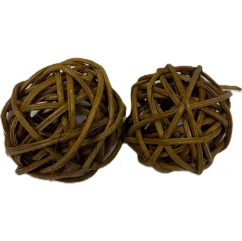 RATAN BALL 4CMsv. hnědá